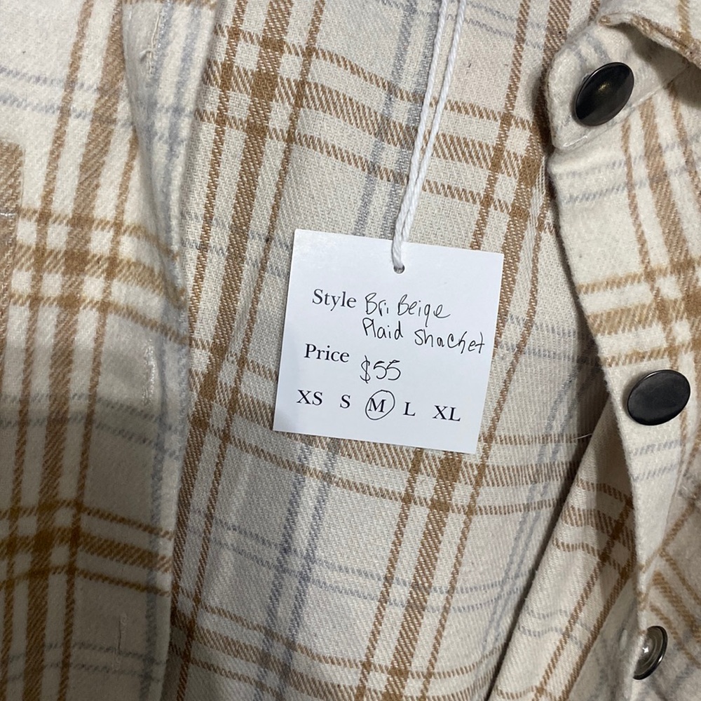 Plaid jacket shirt